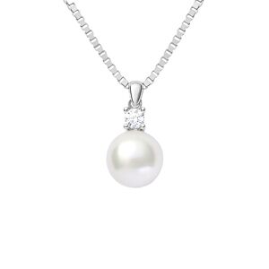 Stroili Collana Gabrielle Oro Bianco Perla D'Acqua Dolce Cubic Zirconia Collezione: Gabrielle Oro Bianco