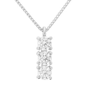 Stroili Collana Trilogy Claire Oro Bianco Cubic Zirconia Collezione: Claire Oro Bianco