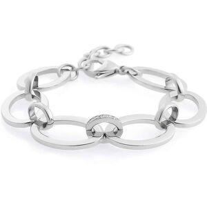 Stroili Bracciale Catena Lady Code Acciaio Cristallo Collezione: Lady Code Bianco