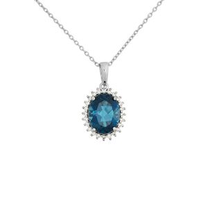 Stroili Collana Amélie Oro Bianco Topazio Cubic Zirconia Collezione: Amélie Oro Bianco