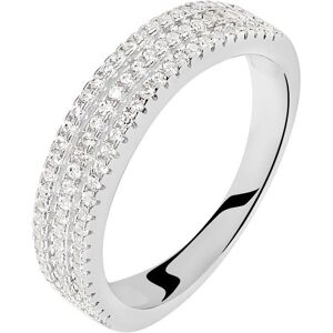 Stroili Anello Silver Shine Argento Rodiato Cubic Zirconia Collezione: Silver Shine - Misura 58 Bianco