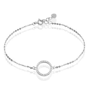 Stroili Bracciale Silver Shine Argento Rodiato Cubic Zirconia Collezione: Silver Shine Bianco