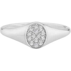 Stroili Anello Fantasia Silver Shine Argento Rodiato Cubic Zirconia Collezione: Silver Shine - Misura 54 Bianco