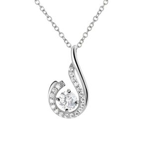 Stroili Collana Silver Elegance Argento Rodiato Cubic Zirconia Collezione: Silver Elegance Bianco