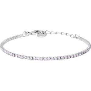 Stroili Bracciale Tennis Romantic Shine Metallo Cristallo Collezione: Romantic Shine Bianco