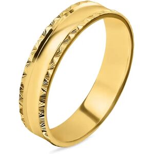 Stroili Fede Classica Diamantata 4 mm Oro Giallo Collezione: Fede Fantasia 750/1000 Oro Giallo