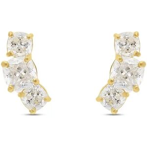 Stroili Orecchini Lobo Trilogy Bon Ton Oro Giallo Cubic Zirconia Collezione: Bon Ton Oro Giallo