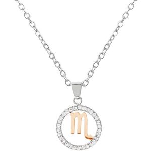 Stroili Collana Lady Chic Acciaio Bicolore Bianco / Rosa Cubic Zirconia Collezione: Lady Chic Bicolore Bianco / Rosa