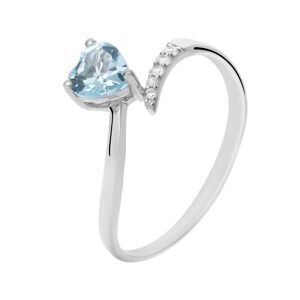 Stroili Anello Solitario Amélie Oro Bianco Topazio Cubic Zirconia Collezione: Amélie - Misura 55 Oro Bianco