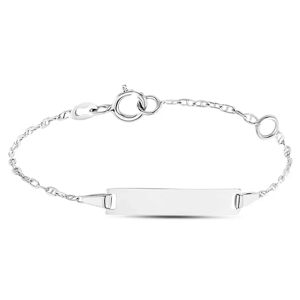 Stroili Bracciale Con Targhetta Holy Oro Bianco Collezione: Holy Oro Bianco