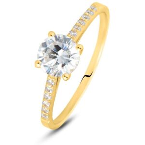 Stroili Anello Solitario Claire Oro Giallo Cubic Zirconia Collezione: Claire - Misura 60 Oro Giallo