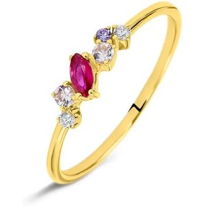 Stroili Anello Fantasia Claire Oro Giallo Cubic Zirconia Collezione: Claire - Misura 50 Oro Giallo