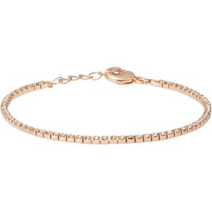 Stroili Bracciale Tennis Romantic Shine Metallo Rosa Cristallo Collezione: Romantic Shine Rosa