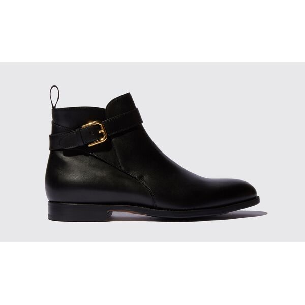 scarosso taylor black - uomo jodhpur boots nero - vitello 39