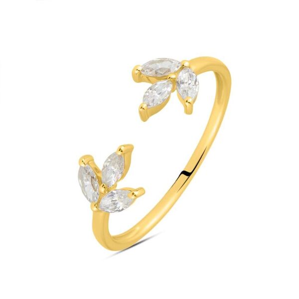 stroili anello fantasia claire oro giallo cubic zirconia collezione: claire - misura 52 oro giallo