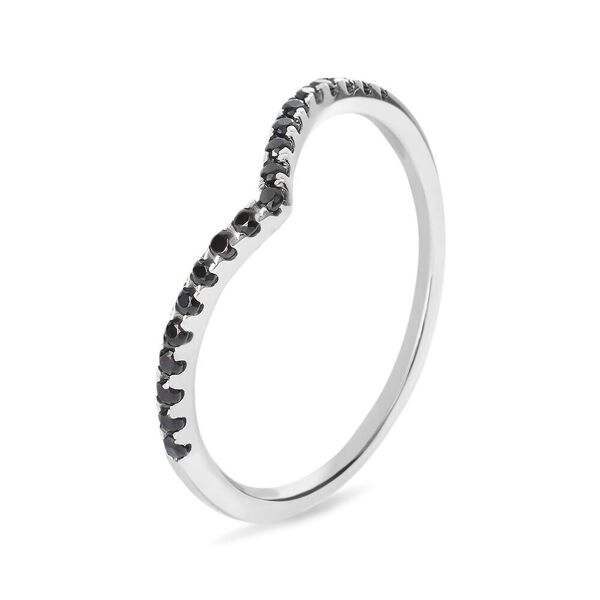 stroili anello fantasia silver shine argento rodiato cubic zirconia collezione: silver shine - misura 52 bianco