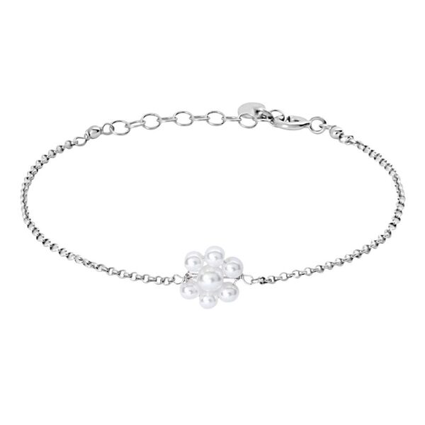 stroili bracciale silver baby argento rodiato pietra sintetica collezione: silver baby bianco