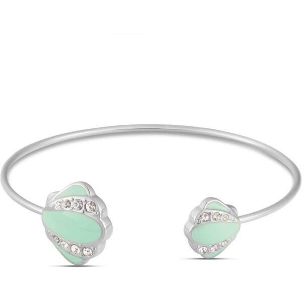 stroili bangle lady sweet acciaio conchiglia e cristalli collezione: lady sweet argentato