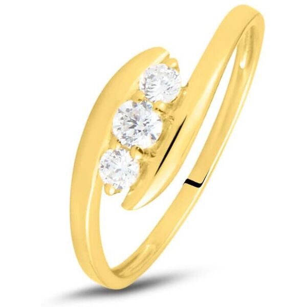 stroili anello trilogy claire oro giallo cubic zirconia collezione: claire - misura 58 oro giallo