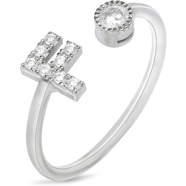 stroili anello fantasia silver moments argento rodiato cubic zirconia collezione: silver moments - misura bianco