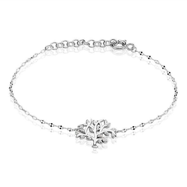 stroili bracciale silver moments argento rodiato cubic zirconia collezione: silver moments bianco