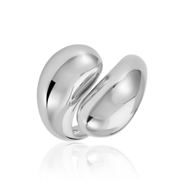 stroili anello silver collection argento rodiato collezione: silver collection - misura 56 bianco