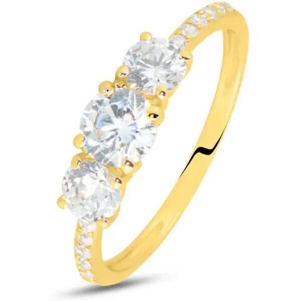 stroili anello trilogy claire oro giallo cubic zirconia collezione: claire - misura 51 oro giallo