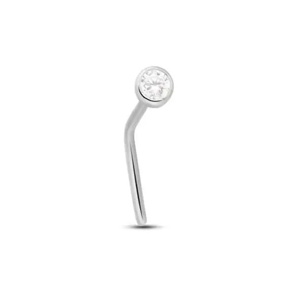 stroili piercing naso punto luce bon ton oro bianco cubic zirconia collezione: bon ton oro bianco