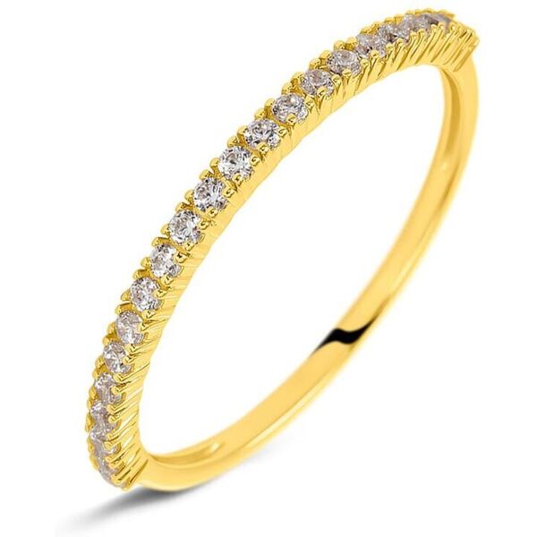 stroili anello riviere claire oro giallo cubic zirconia collezione: claire - misura 50 oro giallo