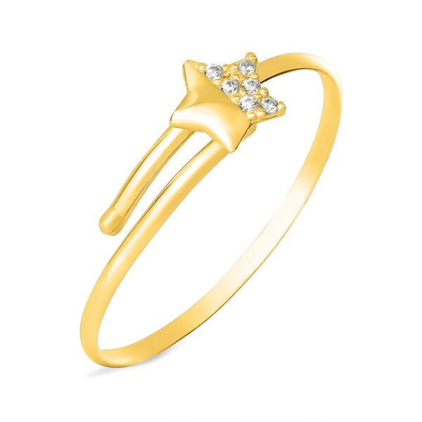 stroili anello fantasia mon petit oro giallo cubic zirconia collezione: mon petit - misura oro giallo