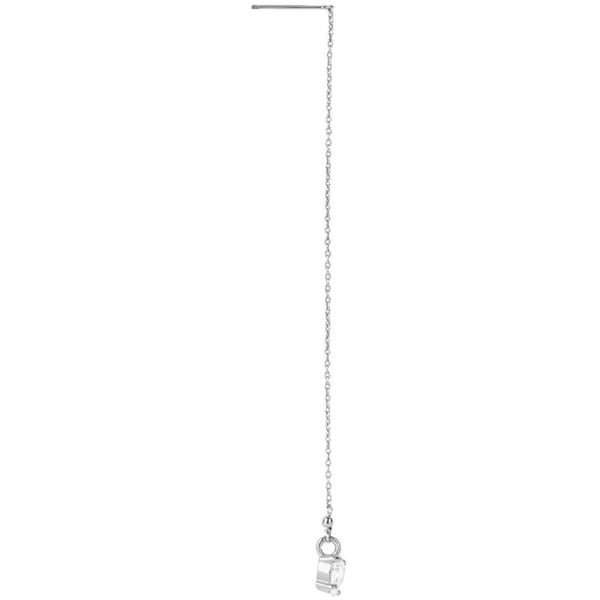 stroili mono orecchino pendente punto luce silver elegance argento rodiato cubic zirconia collezione: silver elegance bianco