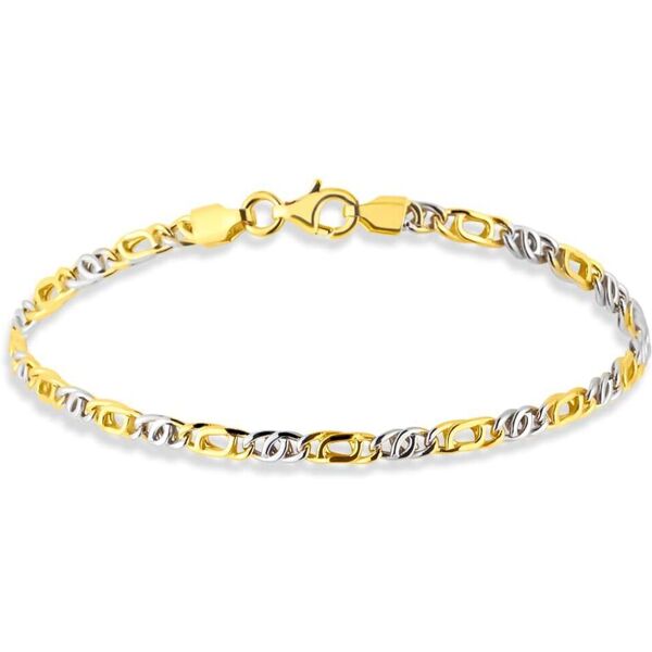 stroili bracciale catena oro uomo oro bicolore collezione: oro uomo bicolore