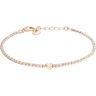 Stroili Bracciale Tennis Romantic Shine Metallo Rosa Cristallo Collezione: Romantic Shine Rosa