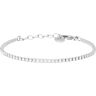 Stroili Bracciale Tennis Romantic Shine Metallo Cristallo Collezione: Romantic Shine Bianco