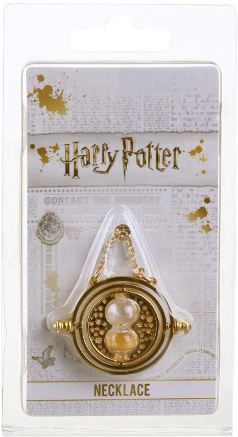 THE CARAT SHOP Harry Potter Collana Con Ciondolo Giratempo Girevole 40 Cm