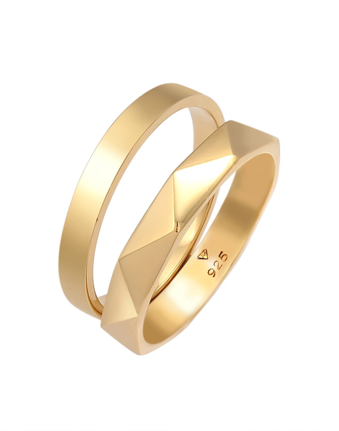 ELLI Anello 'Geo' Oro