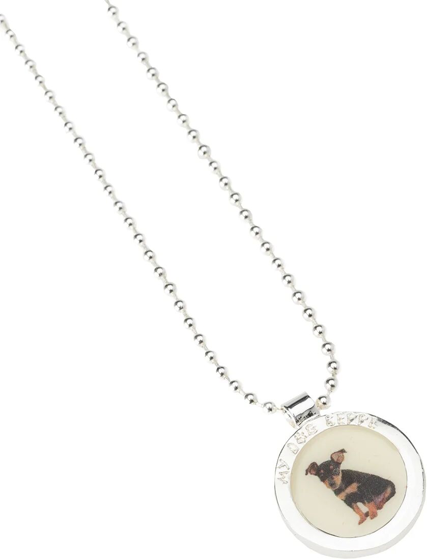 Silverart Collana Dobermann cucciolo