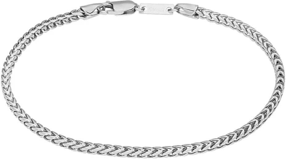 Stroili Bracciale Catena Gentleman Argento Rodiato Collezione: Gentleman Bianco