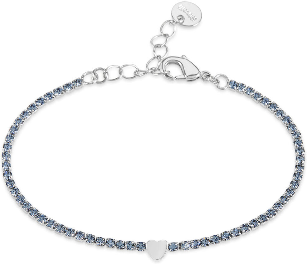 Stroili Bracciale Tennis Romantic Shine Metallo Cristallo Collezione: Romantic Shine Bianco