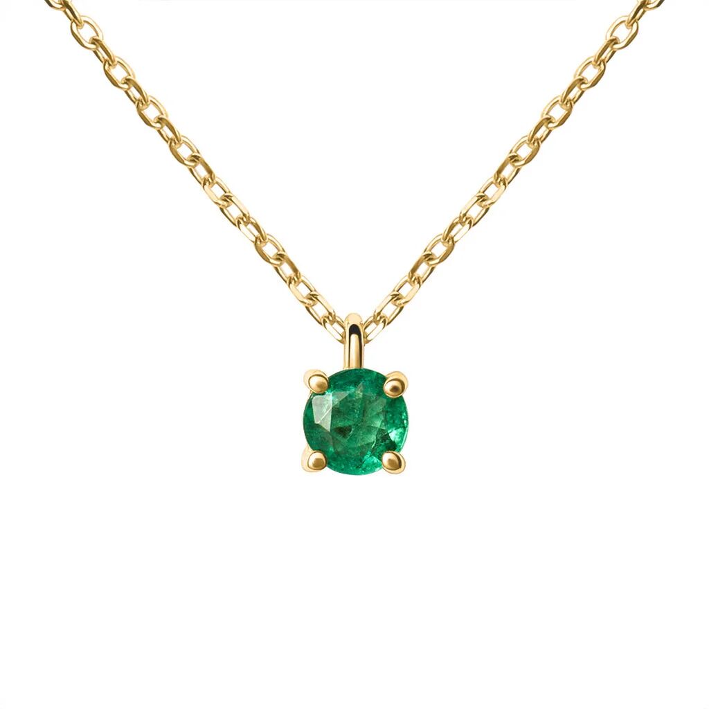Stroili Collana Punto Luce Charlotte Oro Giallo Smeraldo Collezione: Charlotte Oro Giallo