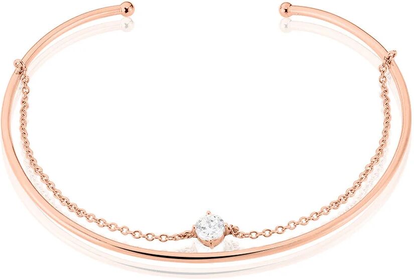 Stroili Bangle Silver Elegance Argento Rosa Cubic Zirconia Collezione: Silver Elegance Rosa