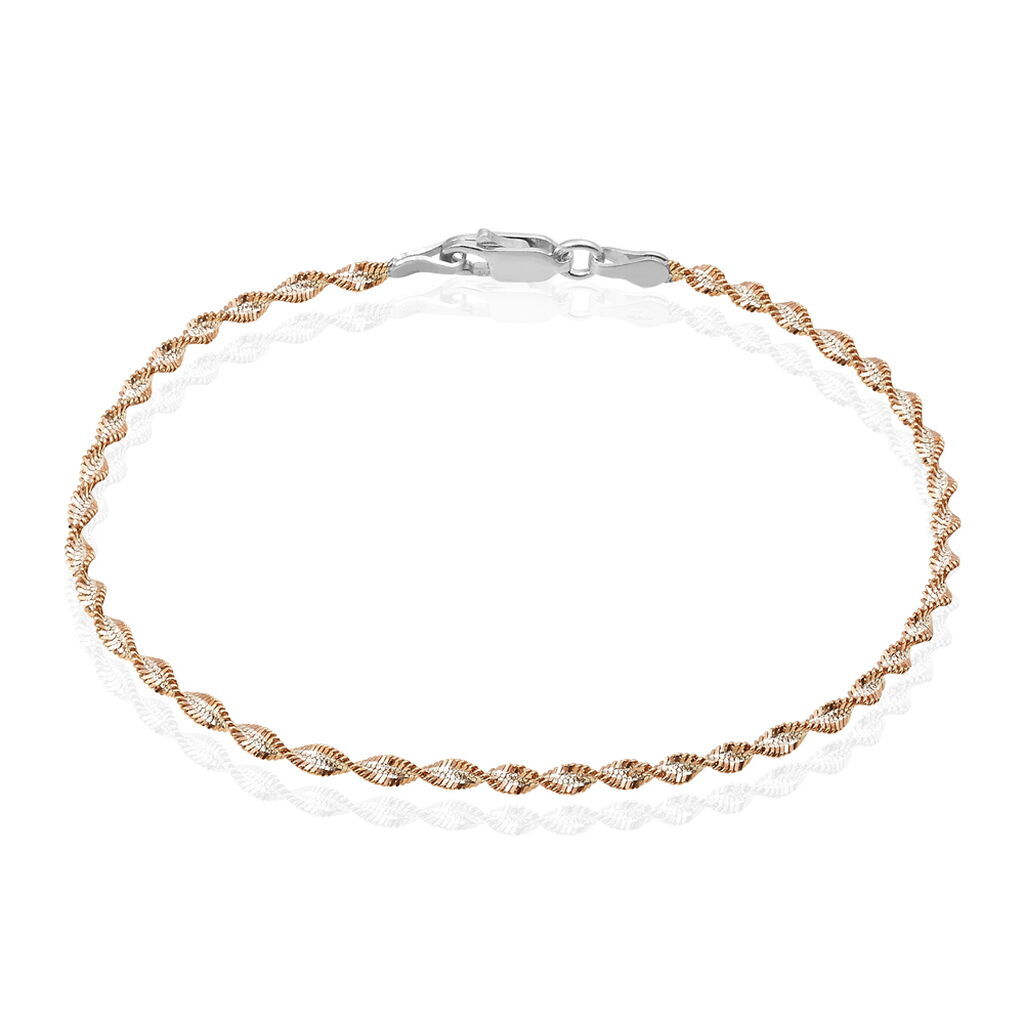 Stroili Bracciale Catena Silver Collection Argento Bicolore Collezione: Silver Collection Bicolore