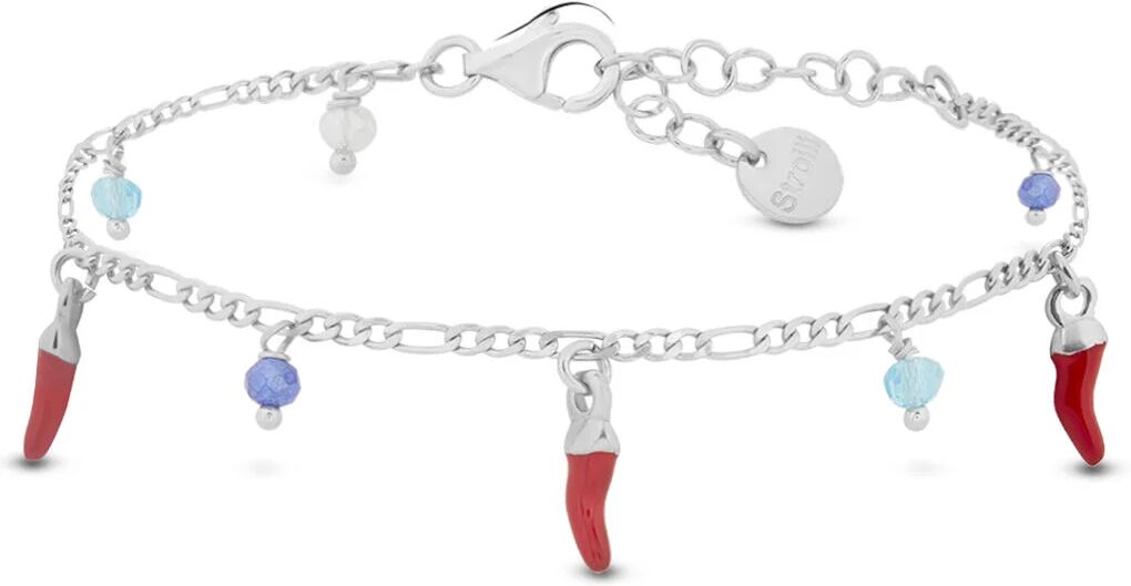 Stroili Bracciale Silver Soul Argento Rodiato Cristallo Collezione: Silver Soul Bianco