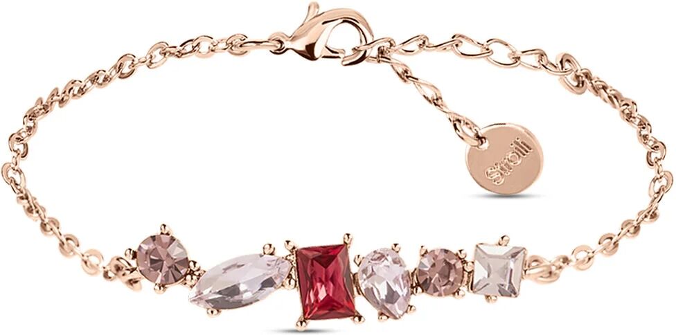 Stroili Bracciale Violet Ottone Rosa Cristallo Collezione: Violet Rosa