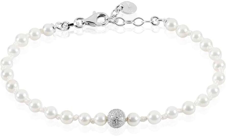 Stroili Bracciale Silver Pearls Argento Rodiato Perla sintentica Collezione: Silver Pearls Bianco