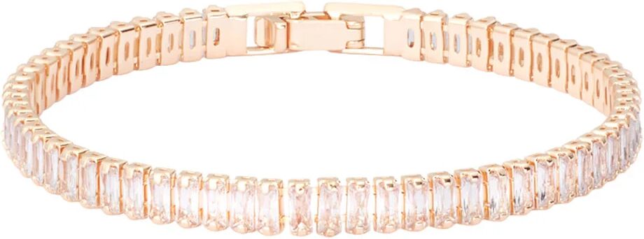 Stroili Bracciale Tennis Romantic Shine Metallo Cristallo Collezione: Romantic Shine Bianco