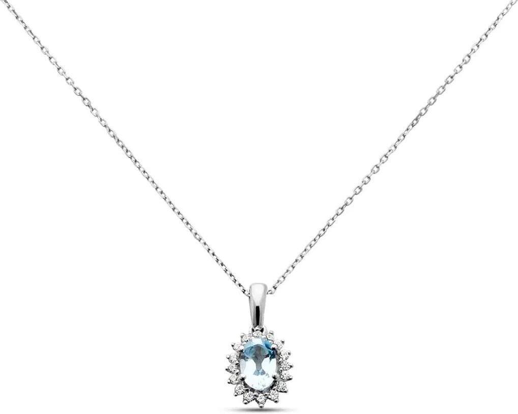 Stroili Collana Amélie Oro Bianco Topazio Cubic Zirconia Collezione: Amélie Oro Bianco