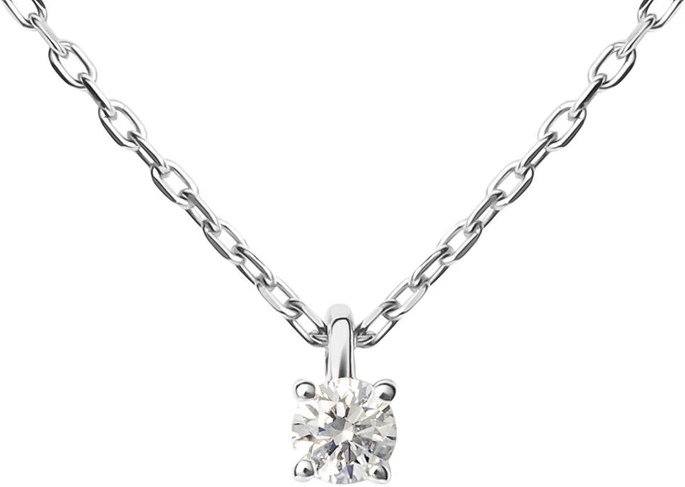 Stroili Collana Punto Luce Grace Oro Bianco Diamante Collezione: Grace Oro Bianco