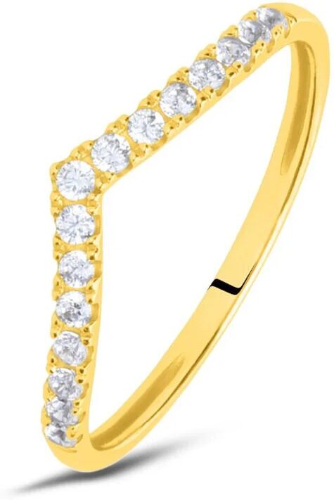 Stroili Anello Fantasia Claire Oro Giallo Cubic Zirconia Collezione: Claire - Misura 60 Oro Giallo