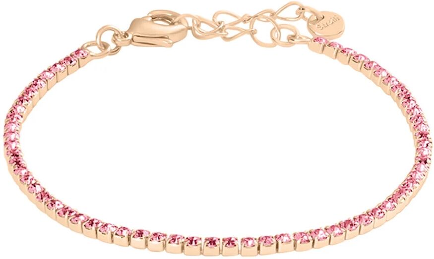 Stroili Bracciale Tennis Romantic Shine Metallo Rosa Cristallo Collezione: Romantic Shine Rosa